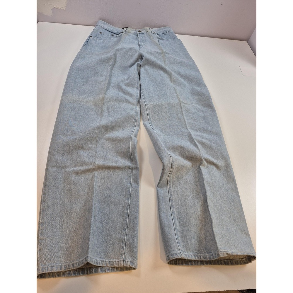 VTG Boxx Jeans Mens 36x35 Light Wash Blue Straight Leg Relaxed Fit Denim NWT